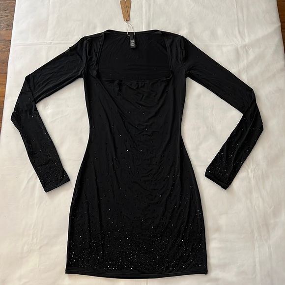 jelly sheer rhinestone dress skims SKIMS JELLY SHEER RHINESTONE DRESS